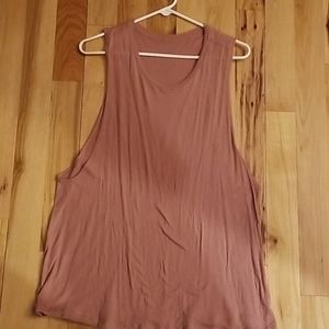 Alo yoga Heat Wave tank in Rosewater